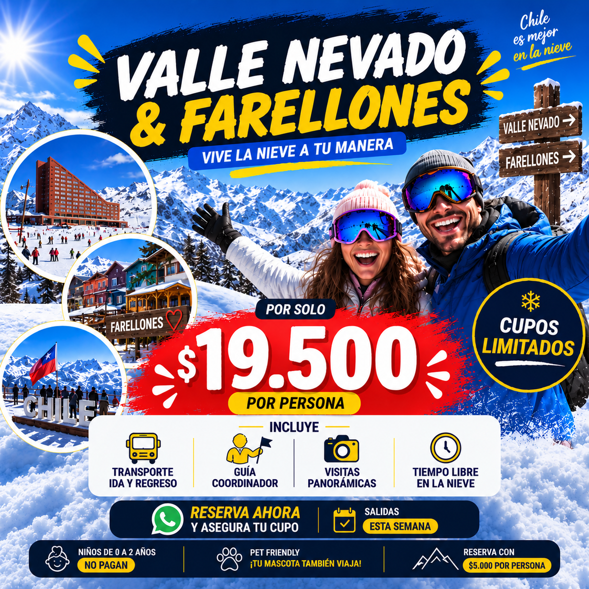 Valle Nevado & Farellones | Full Day